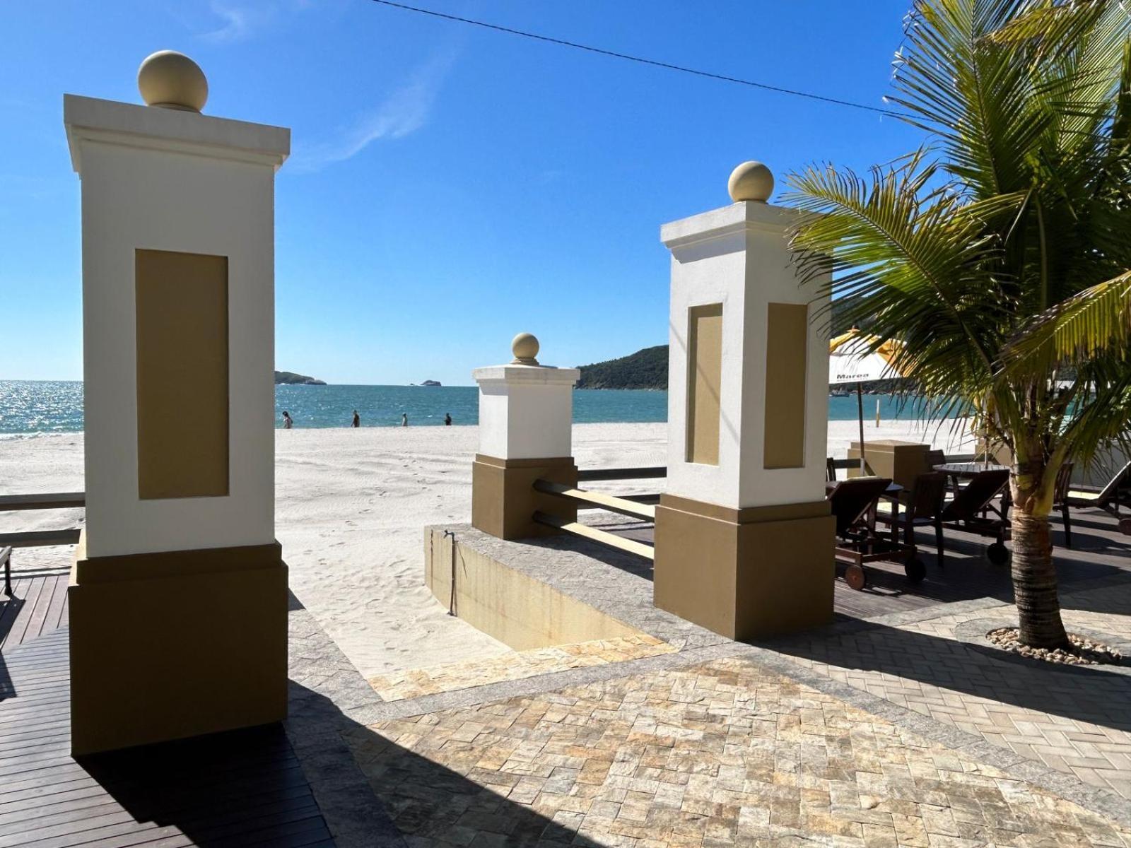 Golfinhos Apart-Hotel - Apto Terreo Frente Ao Mar!!! Florianopolis Luaran gambar